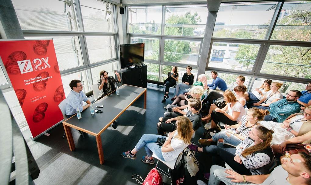 Projektaufbereitung von Z2X – dem Festival der neuen Visionäre von ZEIT ONLINE Projektaufbereitung von Z2X – dem Festival der neuen Visionäre von ZEIT ONLINE
