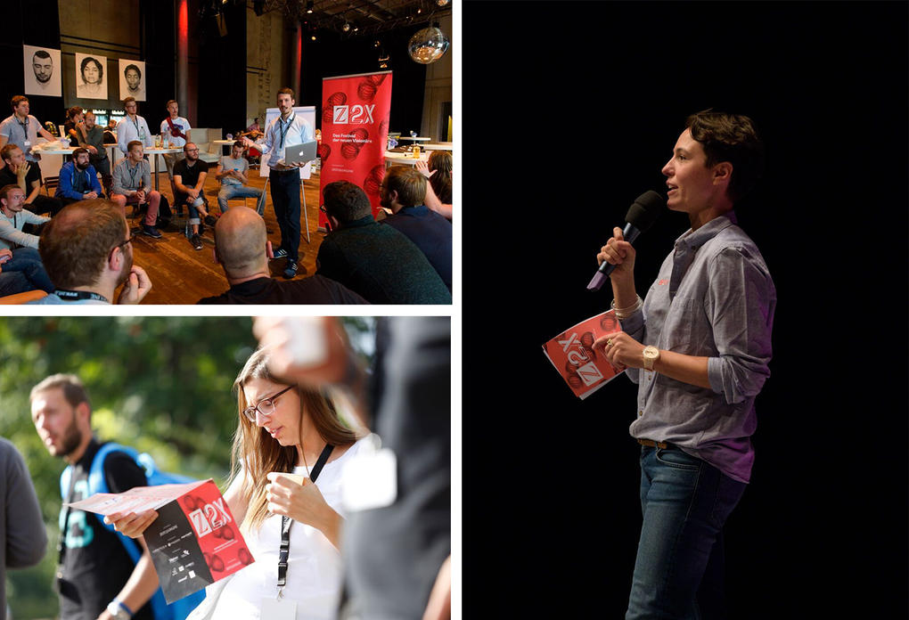 Projektaufbereitung von Z2X – dem Festival der neuen Visionäre von ZEIT ONLINE Projektaufbereitung von Z2X – dem Festival der neuen Visionäre von ZEIT ONLINE