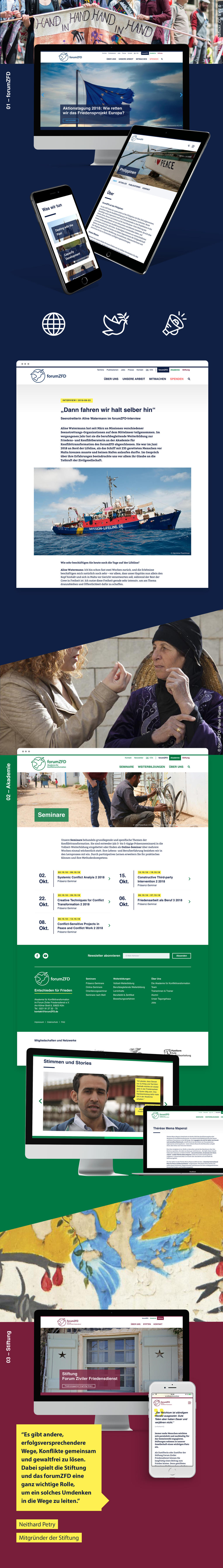 Projektaufbereitung für den Website-Relaunch des forumZFD Projektaufbereitung für den Website-Relaunch des forumZFD