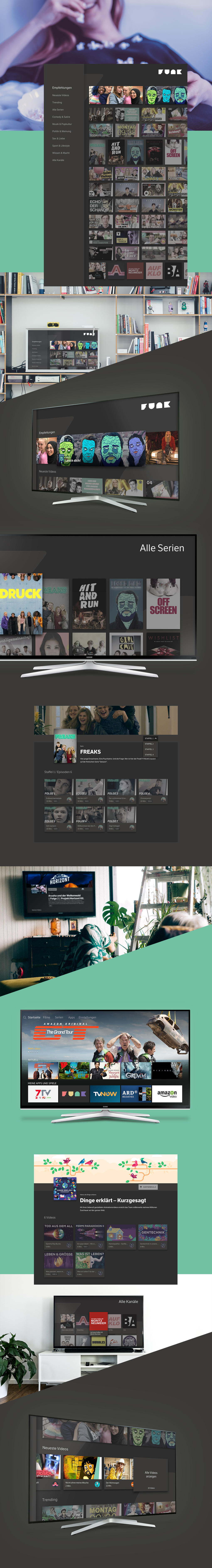Projektaufbereitung für die TV-App für funk Projektaufbereitung für die TV-App für funk