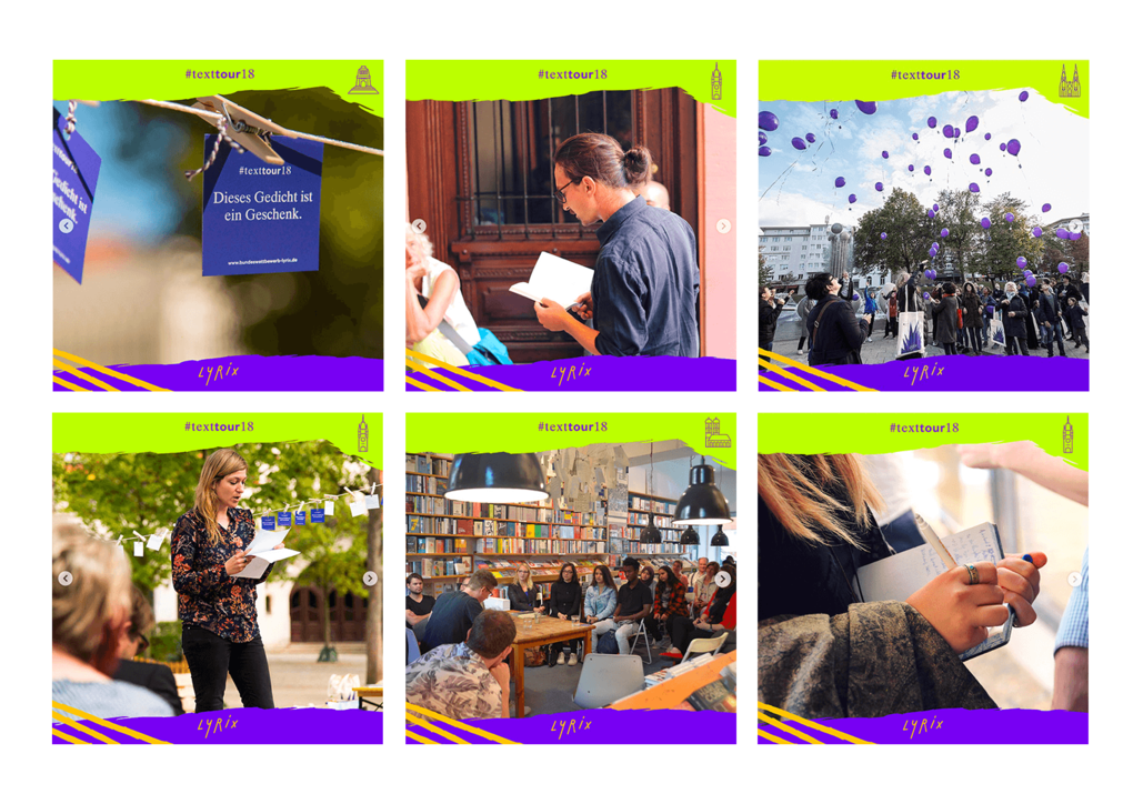 Projektaufbereitung für lyrix – den Wettbewerb für junge Lyrik Projektaufbereitung für lyrix – den Wettbewerb für junge Lyrik