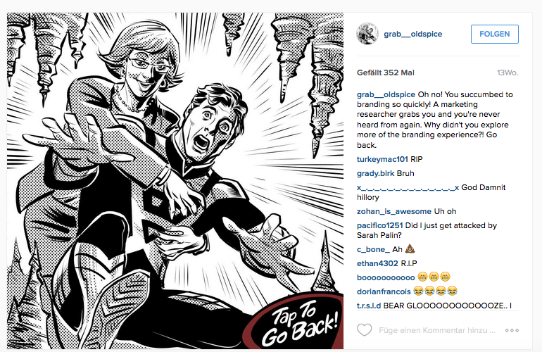 Instagram Storytelling am Beispiel Old Spice