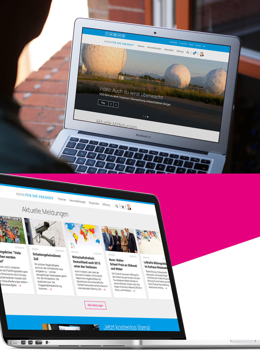 Projektaufbereitung Website-Relaunch für Friedrich-Naumann-Stiftung Projektaufbereitung Website-Relaunch für Friedrich-Naumann-Stiftung