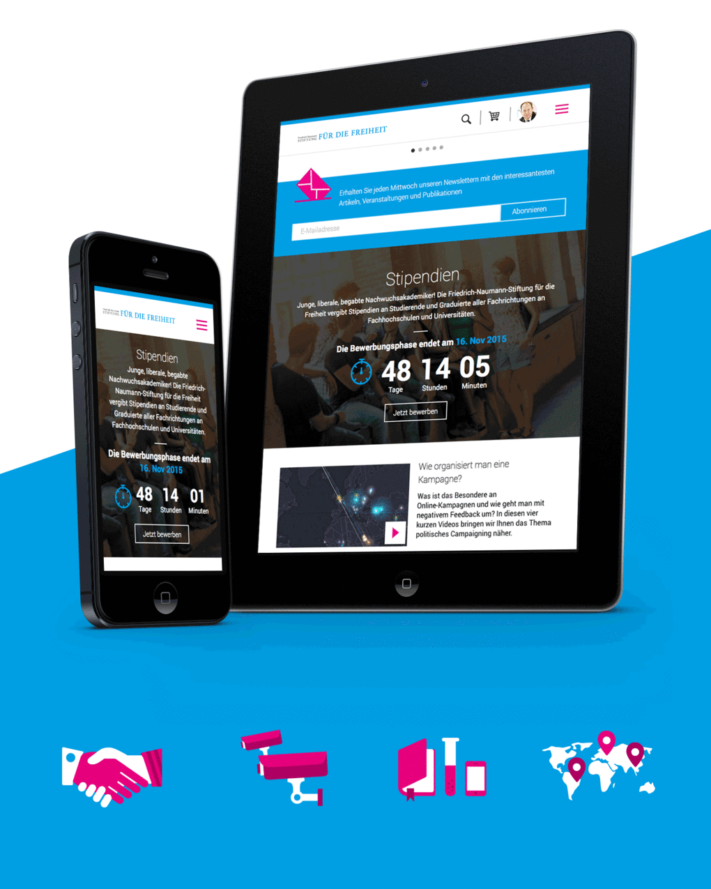 Projektaufbereitung Website-Relaunch für Friedrich-Naumann-Stiftung Projektaufbereitung Website-Relaunch für Friedrich-Naumann-Stiftung