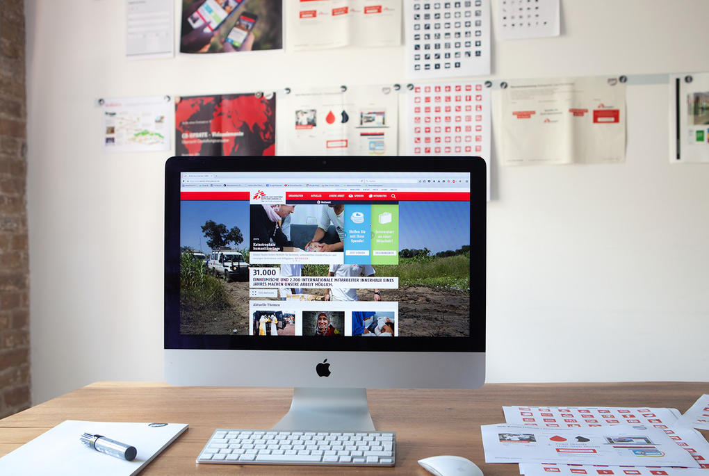 Digitales Corporate Design für Ärzte ohne Grenzen Digitales Corporate Design für Ärzte ohne Grenzen