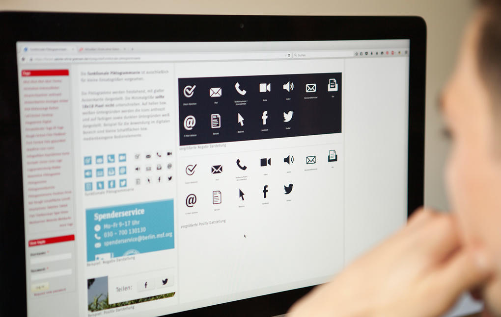 Digitales Corporate Design für Ärzte ohne Grenzen Digitales Corporate Design für Ärzte ohne Grenzen