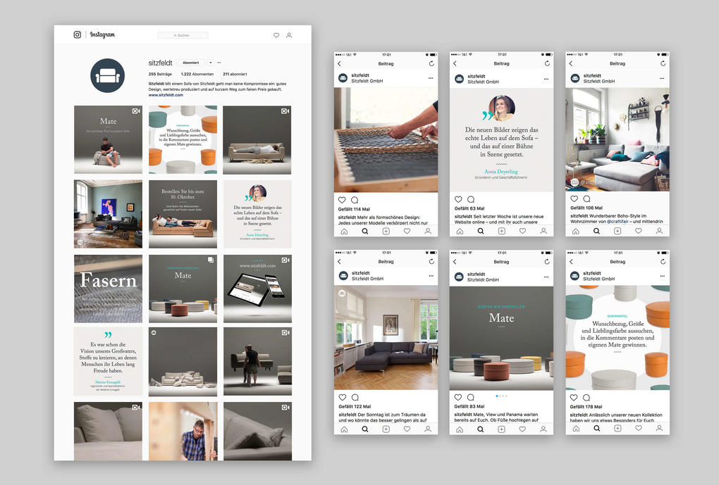 Social Media Engagement für Sitzfeldt Social Media Engagement für Sitzfeldt