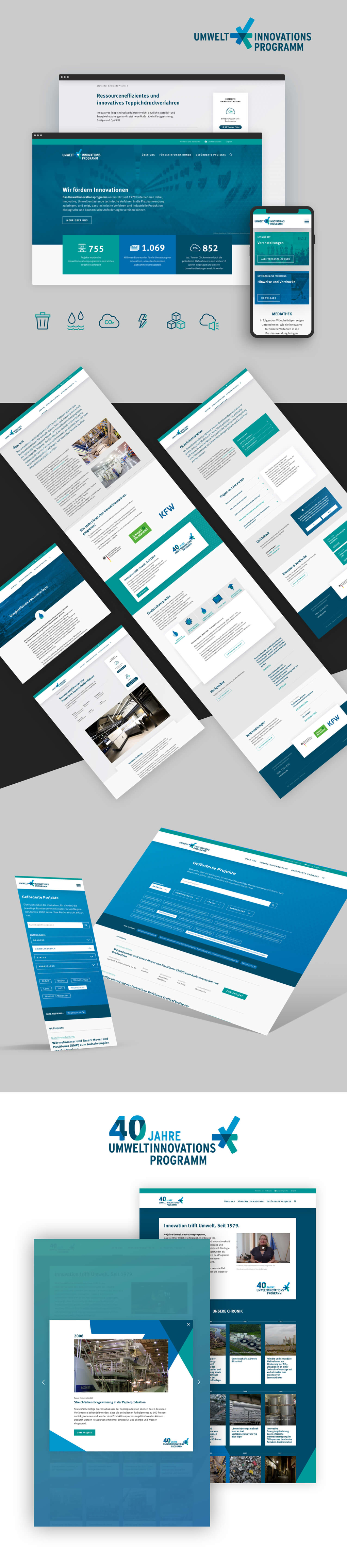 Projektaufbereitung für den Website-Relaunch des Umweltinnovationsprogramms